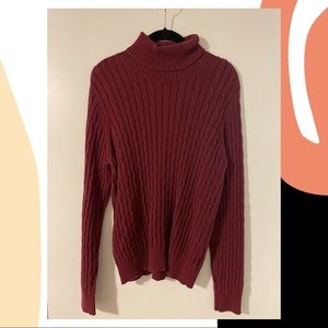 Maroon Knit Sweater
